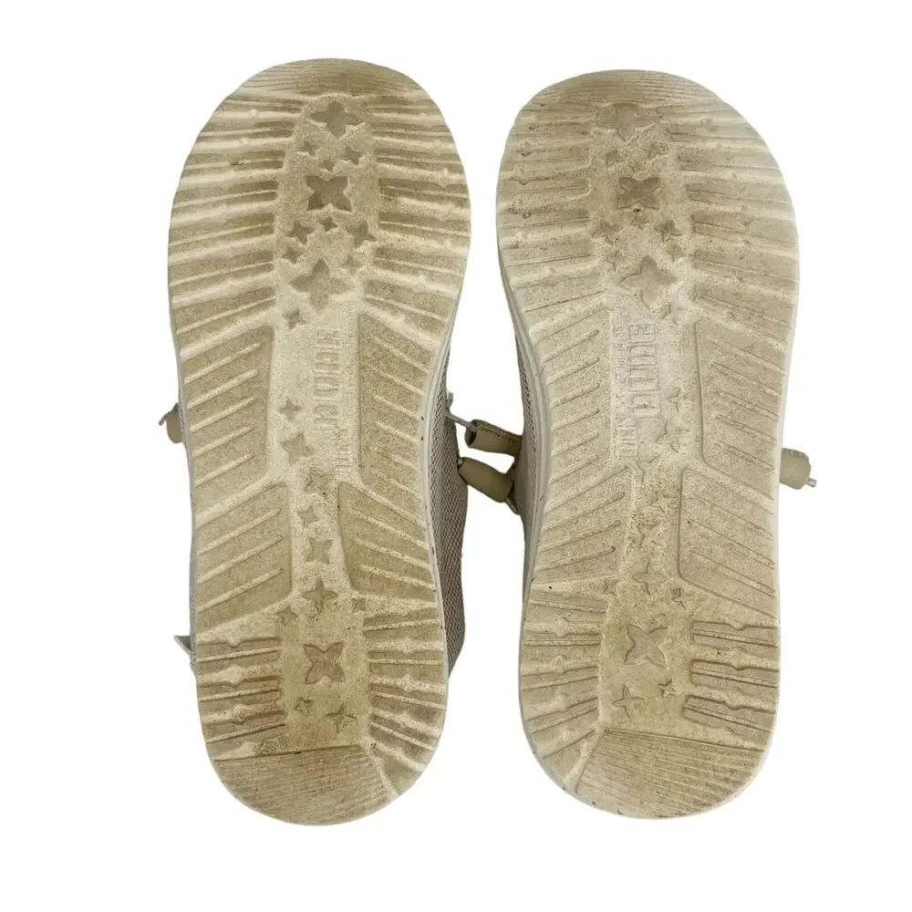 Hey Dude Shoes Wendy Brown Aztec 9 Canvas Slip On